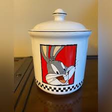 Warner Bros. | Kitchen | 993 Warner Bros Inc Bugs Bunny Ceramic Cookie Jar | Poshmark