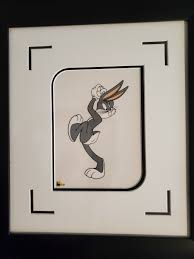 W/B Looney Tunes Animation 2002 Sericel (Bugs Baseball ...