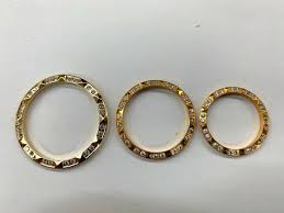 CREATED DIAMOND SAPAHIRE pyramid BEZEL insert ring fits ...