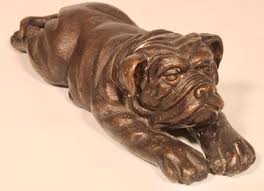 1940s English Traditional Bronze Bulldog | eBay