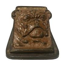 Antique Judd Cast Iron English Bulldog Letter/Bill Desk Clip ...