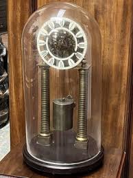 Industrial Chain Driven Skeleton Clock for sale at Pamono