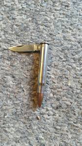 Old Bullet Shaped Folding Pocket Knife, 90-0E SPRG ...