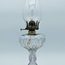 Antique Canadian Bullseye Glass Oil Lamp, Oil Lantern, Kerosene Oil Lamp, Table Oil Lamp by the Diamond Glass Company Montreal Ca. 1890-1902 - Etsy New Zealand