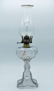 Antica lampada canadese a olio in vetro Bullseye, lanterna ad olio, lampada a olio di cherosene, lampada da tavolo a olio della Diamond Glass Company Montreal ca. 1890-1902 - Etsy Italia