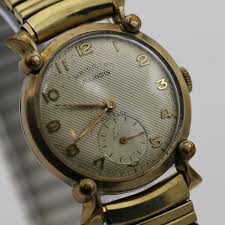 Hamilton 10K Gold Swiss Made Mechanical Wrist Watch ...