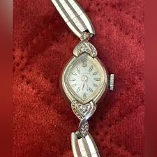 Accessories | Vintage Bulova Diamond Watch | Poshmark