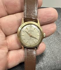 VTG Gotham Gothamatic Incabloc 14K Antimagnetic Wind-up ...