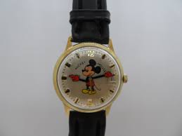 Vintage Elgin Mechanical Collectible Watch "mickey Mouse ...