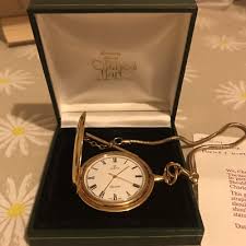 Vintage Verity Quartz Swiss Made gold coloured pocket watch ...