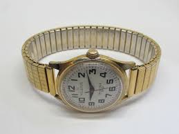 VINTAGE HELBROS INVINCIBLE MANUAL WIND GOLD PLATED WATCH WITH STRETCH BAND | eBay