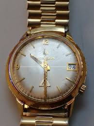 vintage bulova accutron watch,1974 , gold electroplate bezel ...