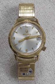 Vintage Bulova N6 Accutron Men Date Watch Champagne Dial 10K ...