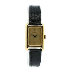 Gucci RARE Vintage 1960's GUCCI 18k Yellow Gold W Solid Gold Fancy Buckle Ladies Watch | Gucci | Buy at TrueFacet