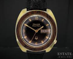 Vintage 1973 Bulova Accutron Day Date Woody Mens Watch ...
