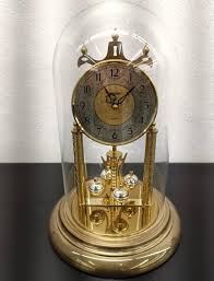 Benchmark Quartz Rotating Pendulum Glass Dome | Mercari