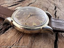 Benrus Coppery Patina Dial 3-Star with Teardrop Lugs ...