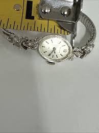 14k White Gold Bulova CTS corp 1974 Retirement Watch ...