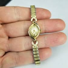 Vintage Ladies Bulova watch 1970 Mechanical 10K GOLD rgp N0 ...