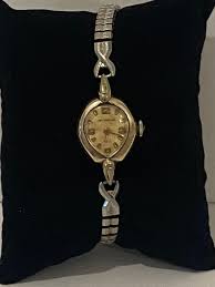 Vintage Wittnauer Ladies Watch: 10K RGP Bezel, Stainless ...