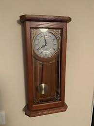 Bulova C3375 Cirrus Wall Clock, 22", Oak | eBay