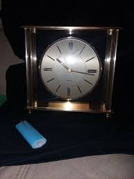 ELEGANT BULOVA DESK/MANTLE CLOCK | eBay