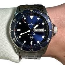 Bulova Marine Star 98C62 Wrist Mens Watch | Mercari