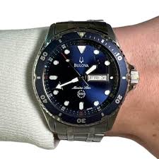 Bulova Marine Star 98C62 Vintage Wrist Mens... | Depop