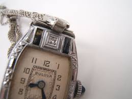 14K GOLD FILLED BULOVA WRIST WATCH ART DECO WOMEN'S FANCY ...