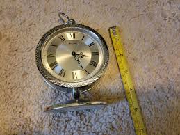 Bulova Wind Up Alarm Clock | eBay