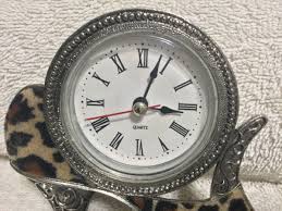 As Is) Welforth #2015 Fine Pewter Cloth Leopard Print Quartz ...