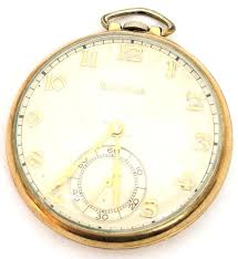 Sold at Auction: Vintage Art Deco 1930's Bulova Pocket Watch