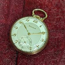Beautiful Vintage 1954 Bulova Pocket Watch 10K RGP Serviced W/ Warranty! - Etsy