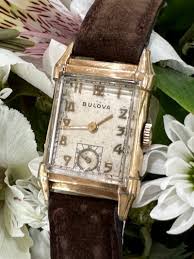 10 Karat Yellow Gold Filled Bulova Watch # 543-01673 – O ...