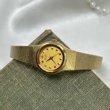 Vintage Gold Round Dial Seiko Watch - Etsy