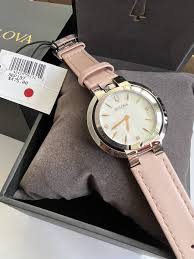 Bulova Rubaiyat Quartz White Mother of Pearl Dial Ladies ...