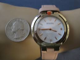 BX 052 ladys stainless steel BULOVA rubaiyat diamond quartz ...
