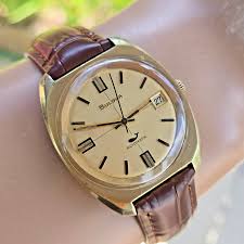 Vintage Bulova Gold Clipper "L" men's automatic watch ...