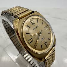 VINTAGE - 1970s Bulova Automatic Whale Mens Watch 10k Rolled ...