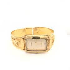 Men Panama Panther Full Gold Watch Rectangle Shape – Palm ...