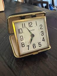 Vintage Bulova Travel Alarm Clock | Mercari