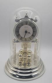 VTG Seiko Gold Tone Anniversary Glass Dome Mantel Clock | eBay