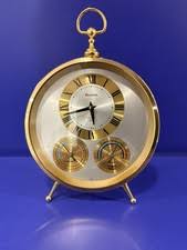Bulova Quartz Clock Barometer Hygrometer Thermometer Weather Station for sale online | eBay