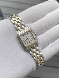 Cartier Panthere 27mm Midsize 187949 Two Row Watch w/ Box ...