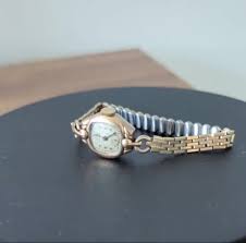 Working Vintage Orvin Ladies Watch: 10K RGP Gold Stretch ...