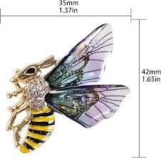 Honey Bee Brooches for Women - 6Pcs Colorful Insect Themes ...