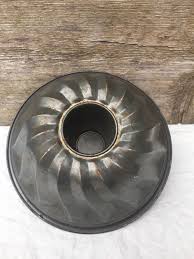 Antique Vintage French Large Metal Bundt Cake, Jelly Pan ...