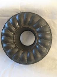 Buy Antique Vintage French Large Metal Bundt Cake, Jelly Pan ...
