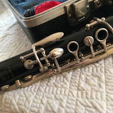 Vintage Clarinet in Case. Musical Instrument for Band or Personal Enjoyment. King Tempo Clarinet. Blue Velvet Lined Case. - Etsy