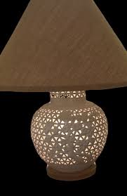 Antique BLANC DE CHINE White Porcelain Lamp Cherry Blossoms ...